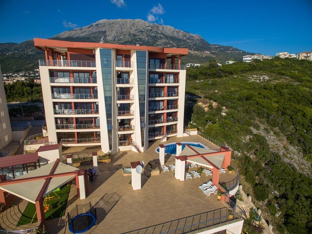 Montenegro - South Cross Apartman Dobra Voda Kültér fotó